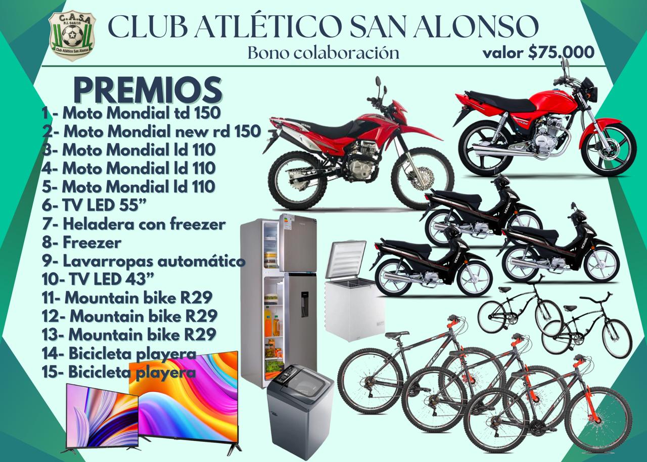 BONO COLABORACION CLUB SAN SAN ALONSO